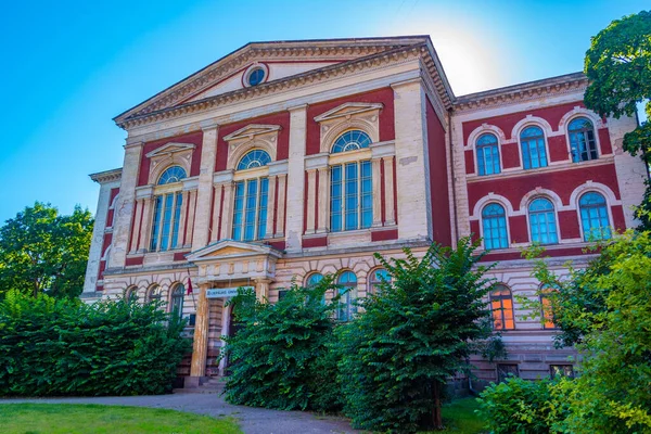 Widok Uniwersytet Liepaja Łotwie — Zdjęcie stockowe