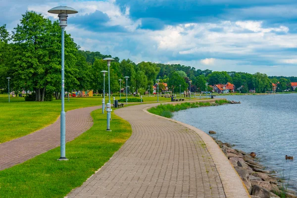 Nadmorska Promenada Juodkrante Litwie — Zdjęcie stockowe