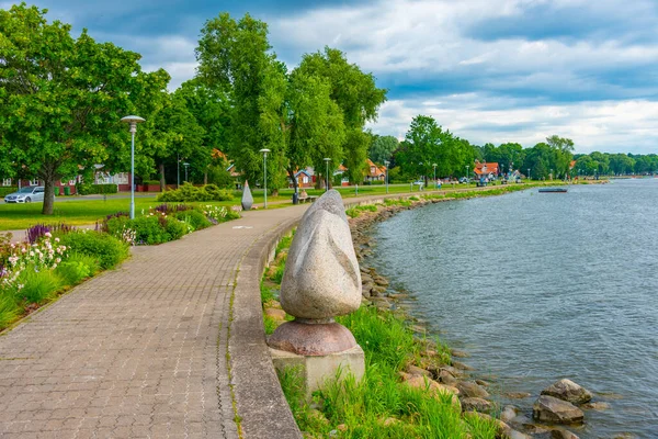 リトアニアのJuodkranteの海辺の遊歩道 — ストック写真