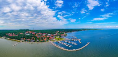 Litvanya 'nın Panorama manzarası Nida.