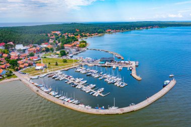 Litvanya 'nın Panorama manzarası Nida.