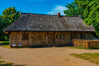 Litvanya 'nın Klaipeda kasabasında Açık Hava Müzesi.