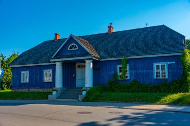 Eski Rus İmparatorluk Posta İstasyonu Trakai, Litvanya.