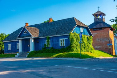 Eski Rus İmparatorluk Posta İstasyonu Trakai, Litvanya.