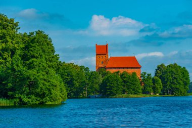 Litvanya trakai kale görünümü.