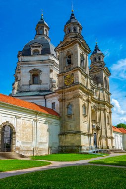 pazaislis manastır ve kilise Kaunas, Litvanya.