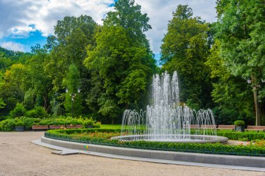 Litvanya 'nın başkenti Vilnius' taki Bernardinu sodası.. .