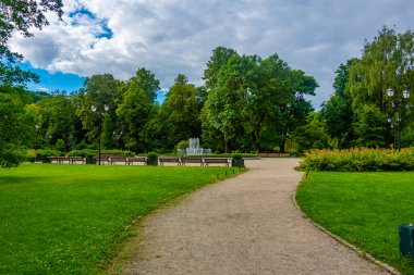 Litvanya 'nın başkenti Vilnius' taki Bernardinu sodası.. .