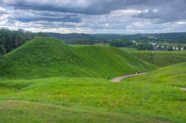 Kernave Hillforts, Litvanya Büyük Dükalığı 'nın antik başkenti.