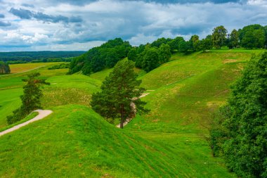 Kernave Hillforts, Litvanya Büyük Dükalığı 'nın antik başkenti.