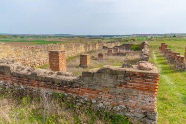 Bulgaristan 'ın Yambol kenti yakınlarındaki Trakya kenti Kabile' nin kalıntıları.