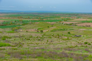 Bulgaristan 'ın Yambol kenti yakınlarındaki Trakya kenti Kabile' nin kalıntıları.