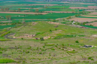 Bulgaristan 'ın Yambol kenti yakınlarındaki Trakya kenti Kabile' nin kalıntıları.