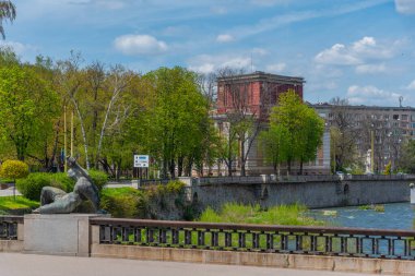 Yantra nehri Bulgar kasabası Gabrovo 'dan geçiyor.