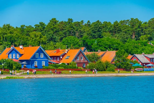 Kleurrijk Huis Litouws Dorp Nida — Stockfoto
