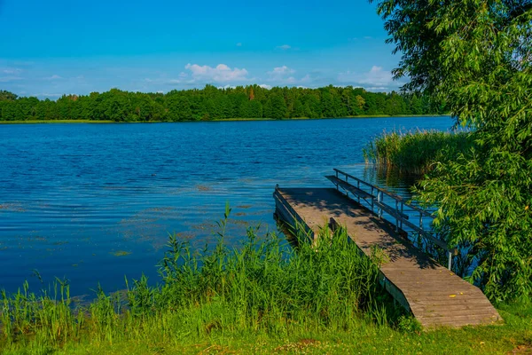 Galve Lake Sunny Day Lithuania — Stock Photo, Image