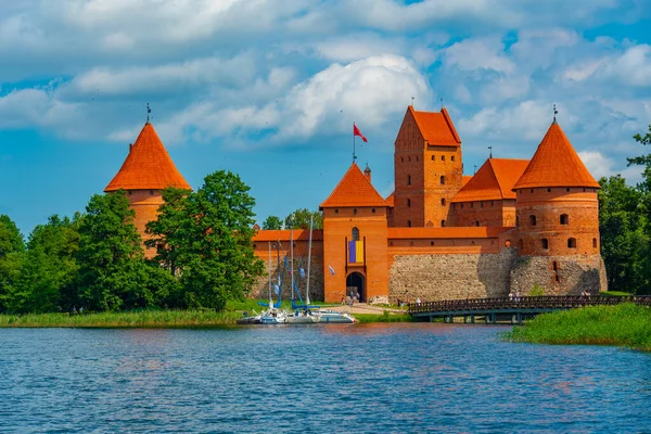 Litvanya trakai kale görünümü.