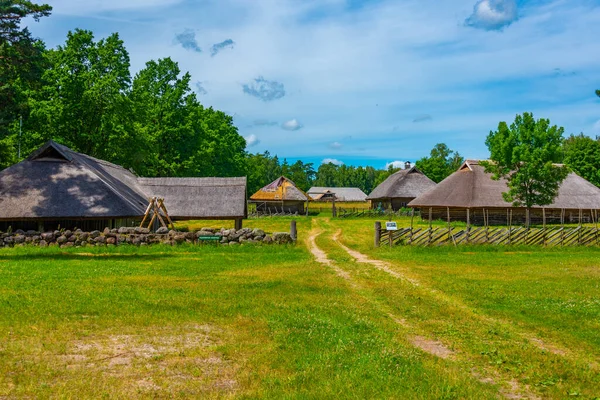 Kaunas 'taki Litvanya Açık Hava Müzesi' nde çiftlik evi..