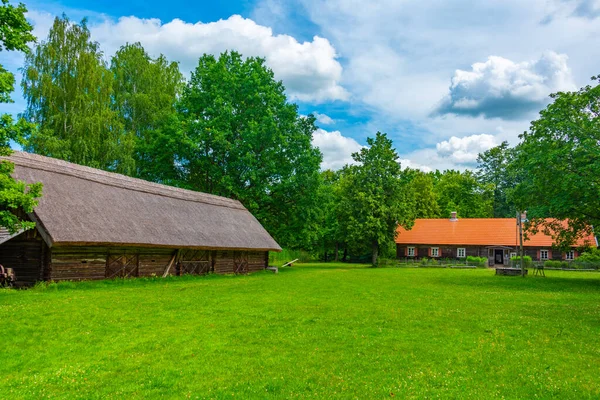 Casa Rural Museo Etnográfico Aire Libre Lituania Kaunas — Foto de Stock