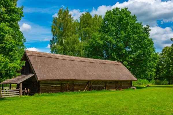 Farmhouse Ethnographic Open Air Museum Lithuania Kaunas — Stock Photo, Image