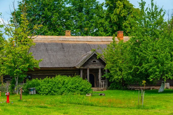 Farmhouse Ethnographic Open Air Museum Lithuania Kaunas — Stock Photo, Image