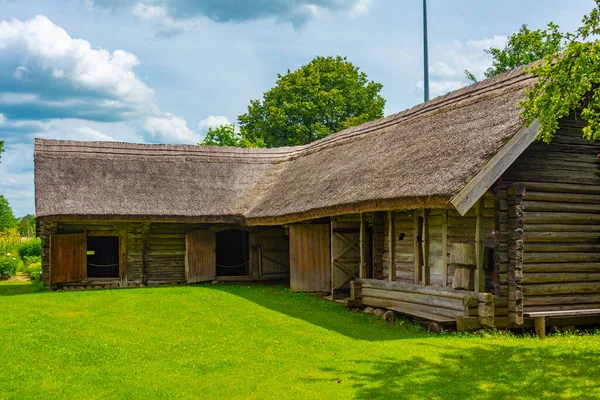 Ферма Этнографическом Музее Открытым Небом Каунасе — стоковое фото