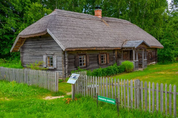 Boerderij Het Etnografisch Openluchtmuseum Van Litouwen Kaunas — Stockfoto