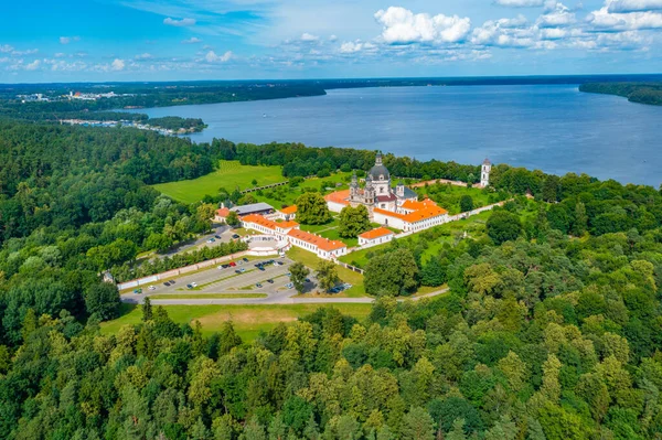 Vue Panoramique Monastère Église Pazaislis Kaunas Lituanie — Photo