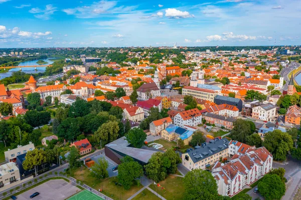 Panorama View Old Town Kuanas Lithuania — Stock Photo, Image
