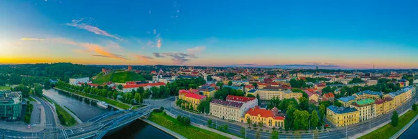 Blick Auf Die Burg Gediminas Der Litauischen Hauptstadt Vilnus — Stockfoto