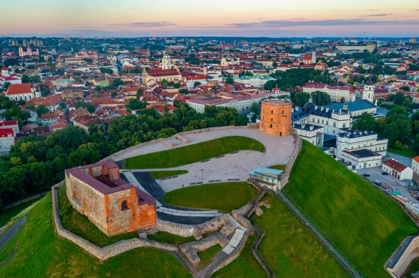 Gediminas Castle Lithuanian Capital Vilnus — Stock Photo, Image