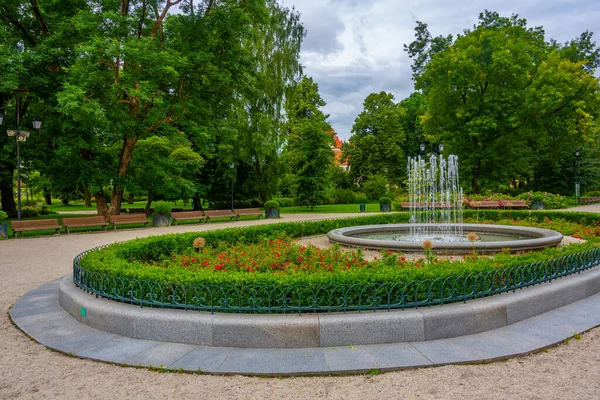 Jardim Bernardino Refrigerantes Bernardinu Capital Lituana Vilnius — Fotografia de Stock