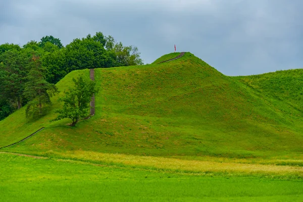 Fortezze Kernavata Antica Capitale Del Granducato Lituania — Foto Stock