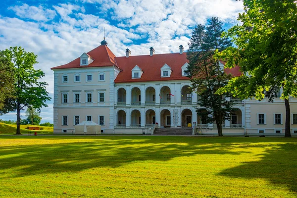 Vista Del Castillo Birzai Lituania — Foto de Stock