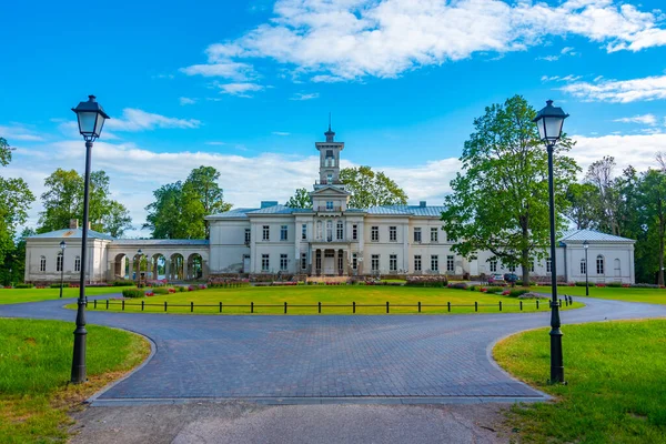 Astravas Kastély Litván Birzai Városban — Stock Fotó