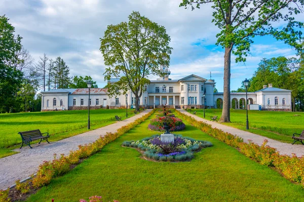 Astravas Manor Ciudad Lituana Birzai — Foto de Stock