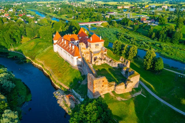 Museum Der Burg Bauska Lettland — Stockfoto