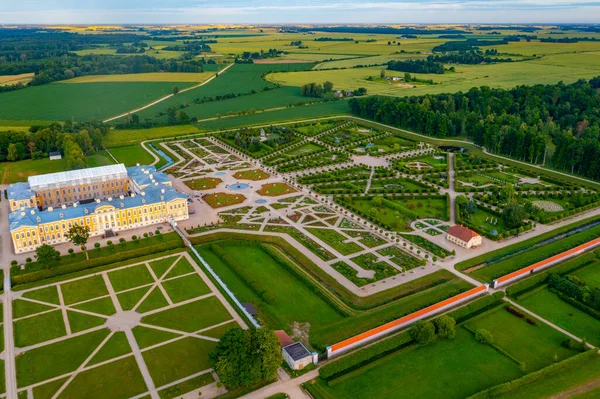 Vue Panoramique Musée Palais Rundale Lettonie — Photo