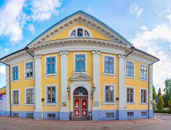 Ayuntamiento Ciudad Estonia Parnu — Foto de Stock