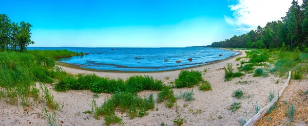 Playa Cerca Del Pueblo Estonio Altja — Foto de Stock