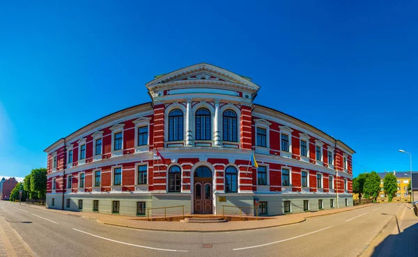 拉脱维亚Liepaja镇的历史建筑 — 图库照片
