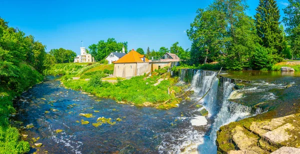 Wodospad Keila Joa Keila Juga Estonii — Zdjęcie stockowe