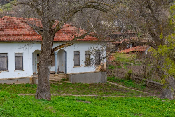 Casas Antiguas Tradicionales Pueblo Búlgaro Zheravna —  Fotos de Stock