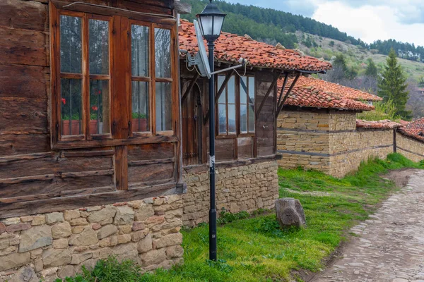 Casas Antiguas Tradicionales Pueblo Búlgaro Zheravna — Foto de Stock