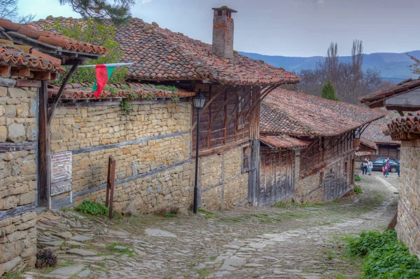 Tradiční Staré Domy Bulharské Vesnici Zheravna — Stock fotografie
