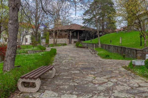 Tradiční Domy Historickém Komplexu Daskalolivnitsa Eleně Bulharsko — Stock fotografie