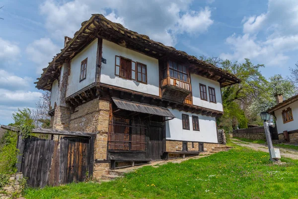Traditionella Gamla Hus Bozhentsi Arkitekturreservat Bulgarien — Stockfoto