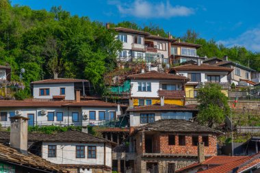Eski Lovech kasabasında bulunan geleneksel Bulgar evleri.