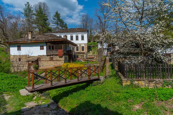 Traditionele Oude Huizen Bozhentsi Architectonisch Reservaat Bulgarije — Stockfoto