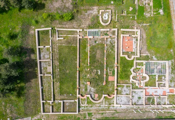 Ruínas Antiga Cidade Romana Nove Perto Svishtov Bulgária — Fotografia de Stock